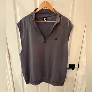 Men’s Footjoy Gray Sleeveless golf vest